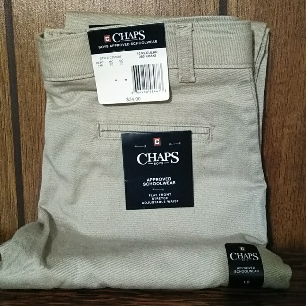 New Boys Chaps Size 10 Uniform Pants